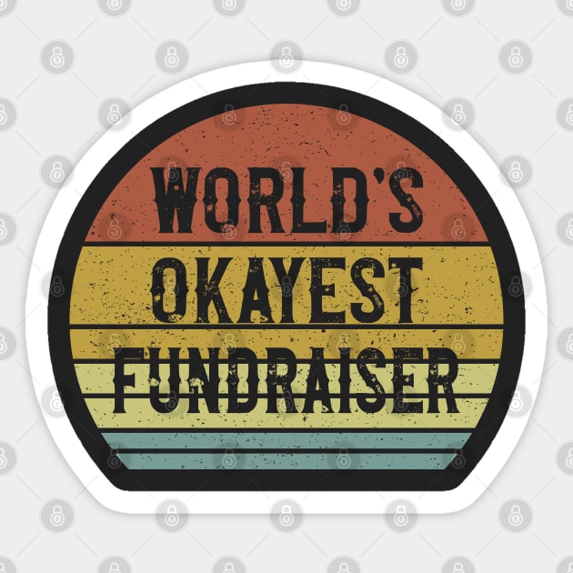 World's Okayest Fundraiser Sticker by Sunil Belidon